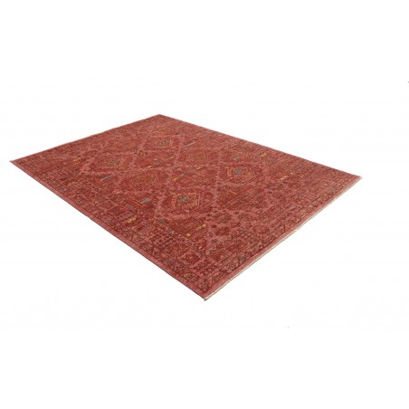 Tappeto Tribal Pakistan rosso marrone 171x234