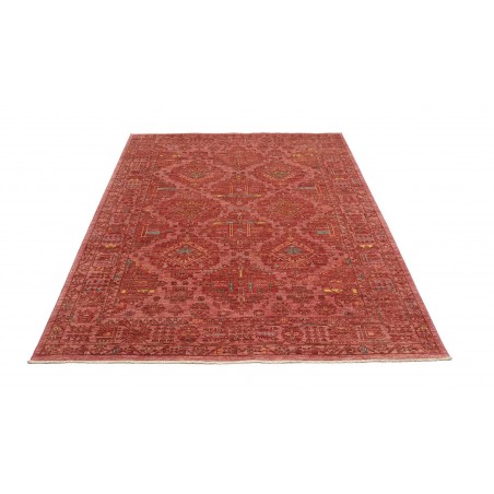 Tappeto Tribal Pakistan rosso marrone 171x234