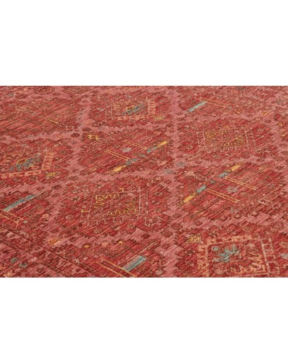 Tappeto Tribal Pakistan rosso marrone 171x234