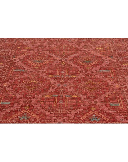 Tappeto Tribal Pakistan rosso marrone 171x234