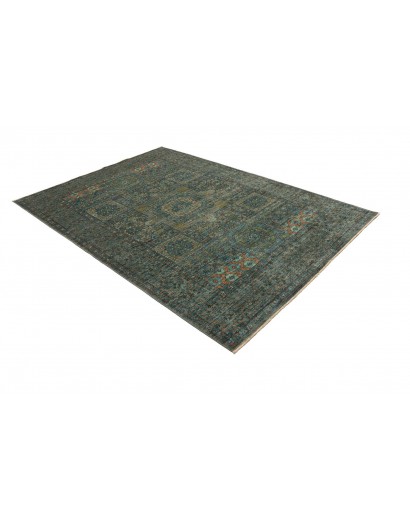 Tappeto Mamlouk Pakistan azzurro marrone 168x240
