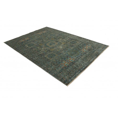 Tappeto Mamlouk Pakistan azzurro marrone 168x240