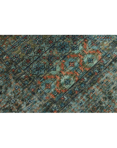 Tappeto Mamlouk Pakistan azzurro marrone 168x240