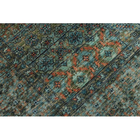 Tappeto Mamlouk Pakistan azzurro marrone 168x240