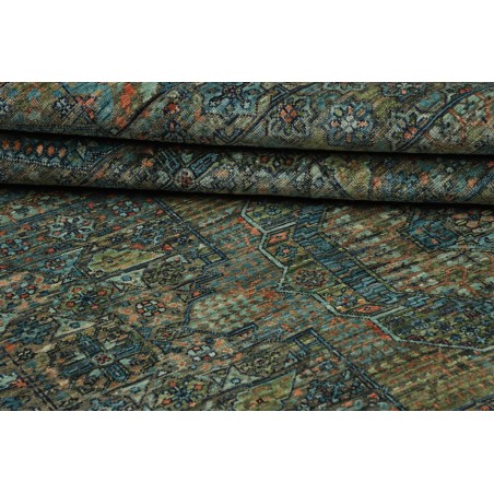 Tappeto Mamlouk Pakistan azzurro marrone 168x240