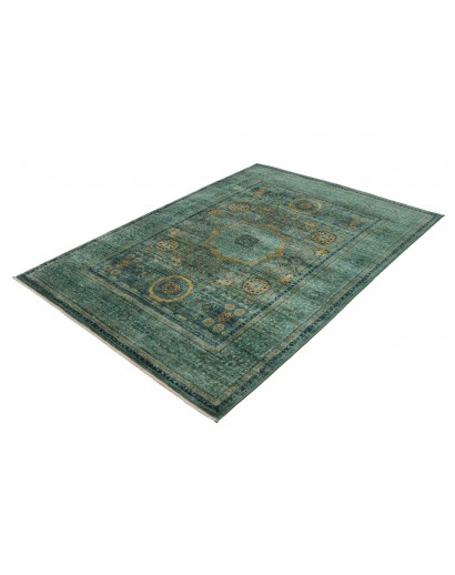 Tappeto Mamlouk Pakistan azzurro bianco 148x202