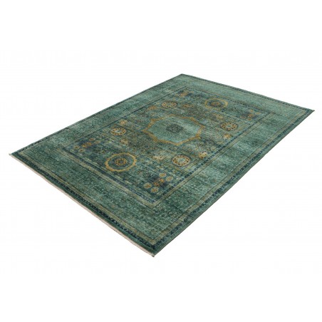 Tappeto Mamlouk Pakistan azzurro bianco 148x202