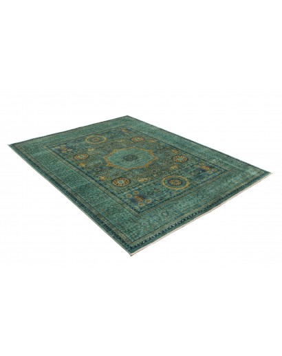 Tappeto Mamlouk Pakistan azzurro bianco 148x202