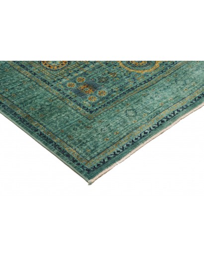 Tappeto Mamlouk Pakistan azzurro bianco 148x202
