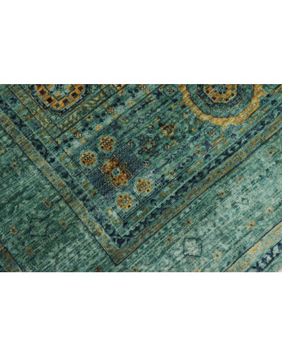 Tappeto Mamlouk Pakistan azzurro bianco 148x202