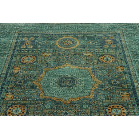 Tappeto Mamlouk Pakistan azzurro bianco 148x202