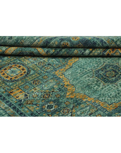 Tappeto Mamlouk Pakistan azzurro bianco 148x202