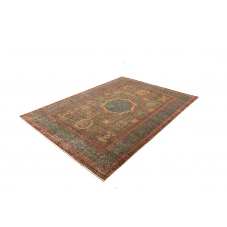 Tappeto Mamlouk Pakistan azzurro verde 169x232