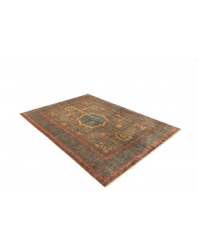 Tappeto Mamlouk Pakistan azzurro verde 169x232