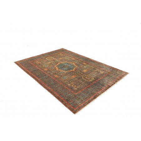 Tappeto Mamlouk Pakistan azzurro verde 169x232