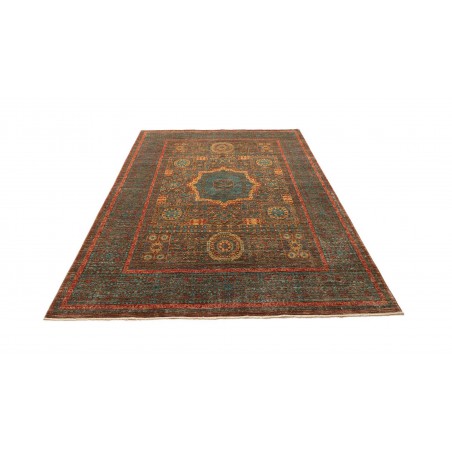 Tappeto Mamlouk Pakistan azzurro verde 169x232