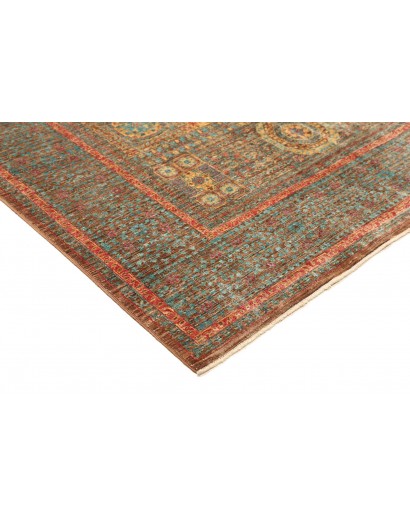 Tappeto Mamlouk Pakistan azzurro verde 169x232
