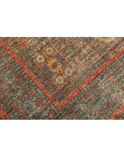 Tappeto Mamlouk Pakistan azzurro verde 169x232