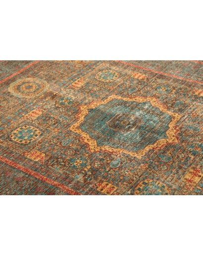 Tappeto Mamlouk Pakistan azzurro verde 169x232