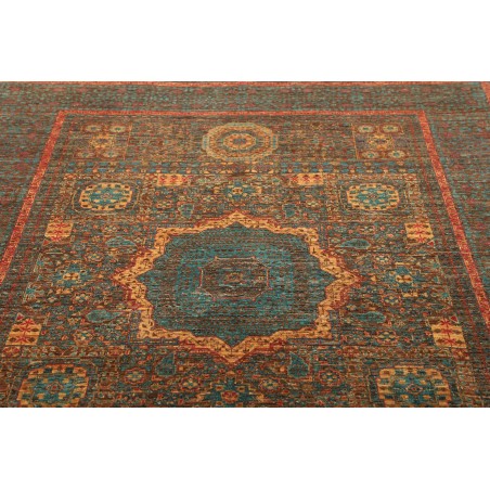 Tappeto Mamlouk Pakistan azzurro verde 169x232
