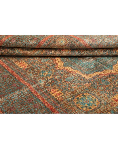 Tappeto Mamlouk Pakistan azzurro verde 169x232