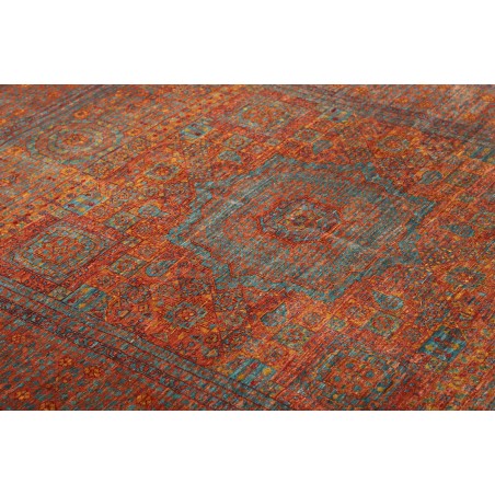 Tappeto Mamlouk Pakistan marrone rosso 168x231