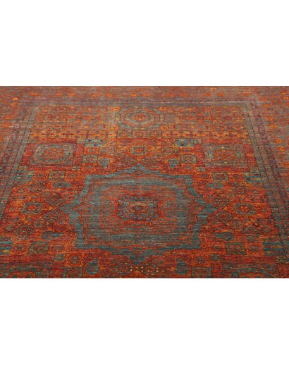 Tappeto Mamlouk Pakistan marrone rosso 168x231