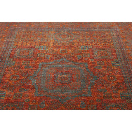 Tappeto Mamlouk Pakistan marrone rosso 168x231