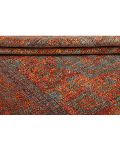 Tappeto Mamlouk Pakistan marrone rosso 168x231