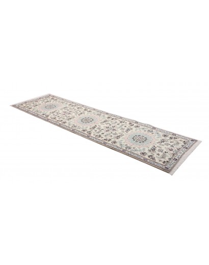 Tappeto Nain 9La Persia bianco grigio 80x286