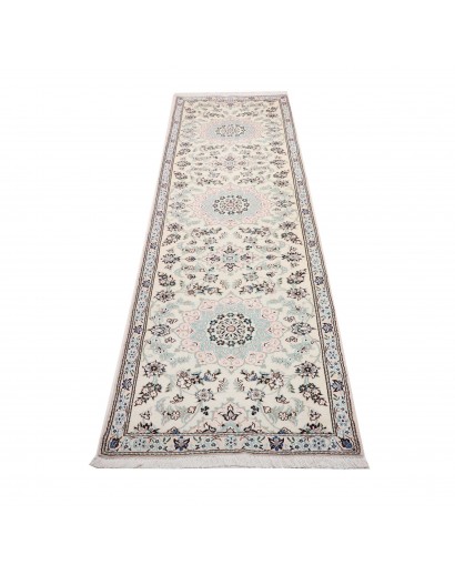 Tappeto Nain 9La Persia bianco grigio 80x286