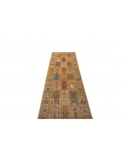 Tappeto Tribal Pakistan marrone 83x296