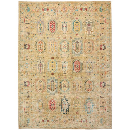 Tappeto Tribal Pakistan marrone grigio 253x338