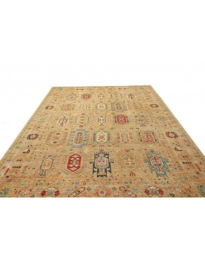 Tappeto Tribal Pakistan marrone grigio 253x338