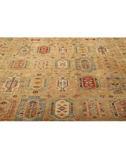 Tappeto Tribal Pakistan marrone grigio 253x338