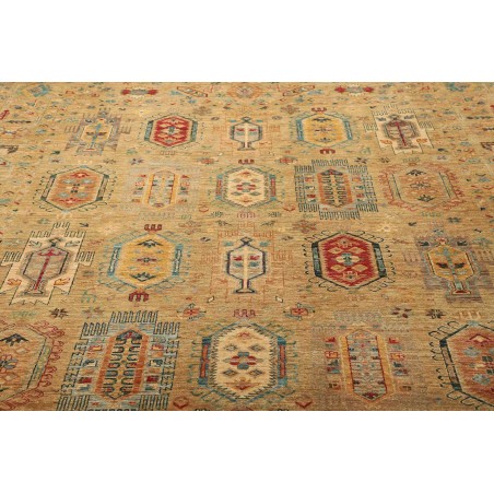Tappeto Tribal Pakistan marrone grigio 253x338