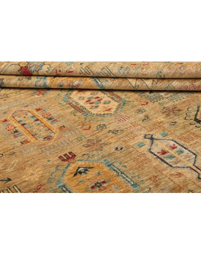 Tappeto Tribal Pakistan marrone grigio 253x338