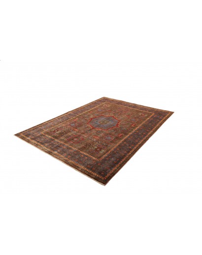 Tappeto Mamlouk Pakistan azzurro arancione 175x240