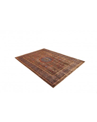 Tappeto Mamlouk Pakistan azzurro arancione 175x240