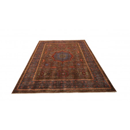 Tappeto Mamlouk Pakistan azzurro arancione 175x240