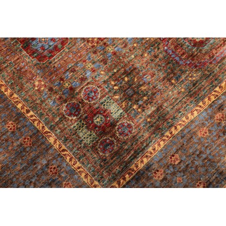 Tappeto Mamlouk Pakistan azzurro arancione 175x240