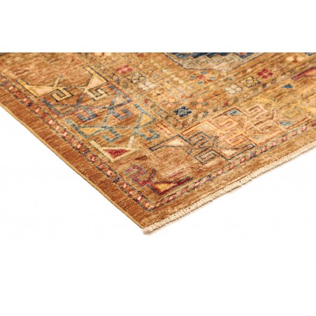 Tappeto Tribal Pakistan arancione bianco 149x202