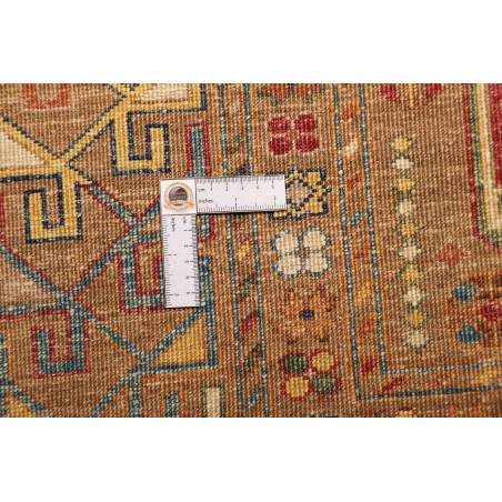 Tappeto Tribal Pakistan arancione bianco 149x202