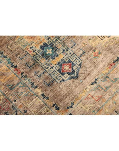 Tappeto Tribal Pakistan marrone grigio 148x200