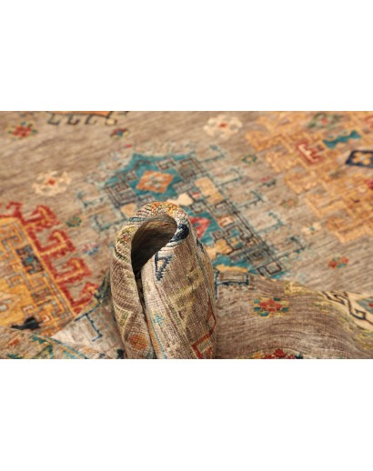 Tappeto Tribal Pakistan marrone grigio 148x200