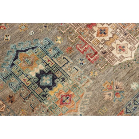 Tappeto Tribal Pakistan marrone grigio 122x181