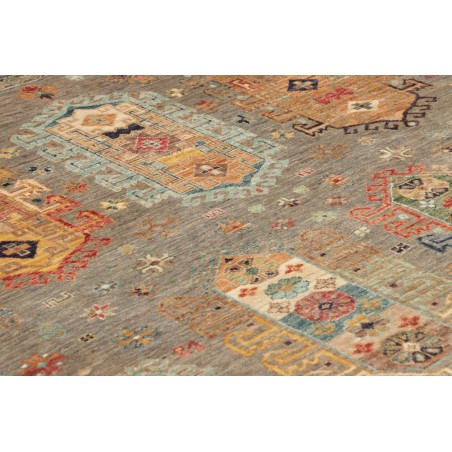 Tappeto Tribal Pakistan marrone grigio 122x181
