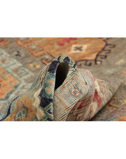 Tappeto Tribal Pakistan marrone grigio 122x181