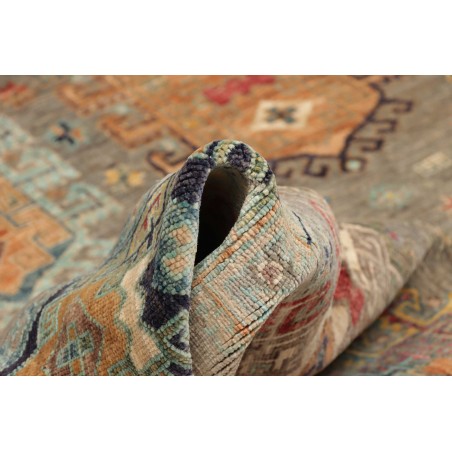 Tappeto Tribal Pakistan marrone grigio 122x181