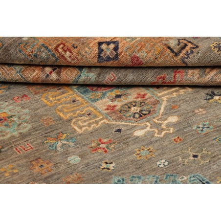 Tappeto Tribal Pakistan marrone grigio 122x181
